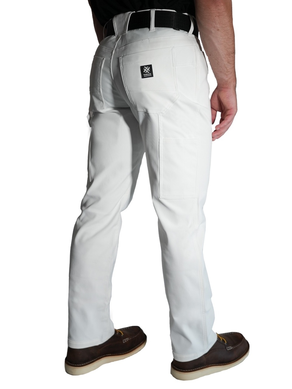 Thrive Men's Straight Carpenter Jeans - White